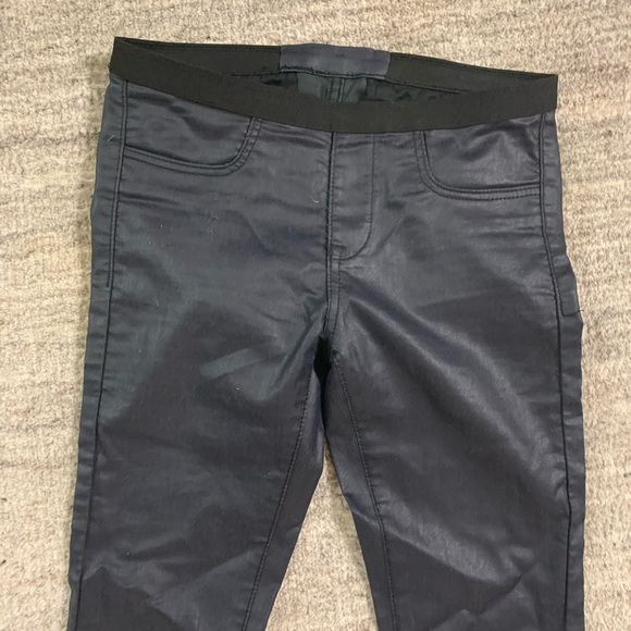 STRETCH LAMB LEATHER PANTS ELASTIC WAIST SIZE 24 - Picture 5 of 7